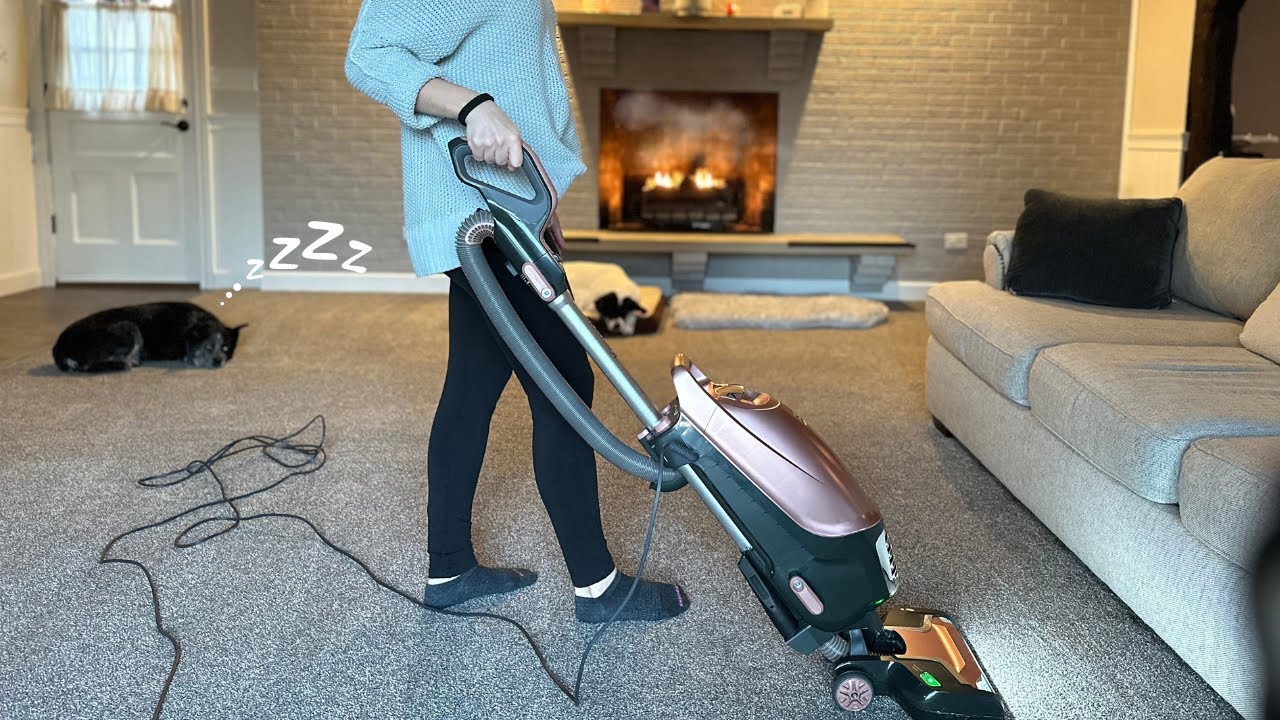 8 Hour Kenmore Vacuum Cleaner Sound for Sleep | Cozy White Noise ASMR (feat. Playful Pup vs. Vacuum)