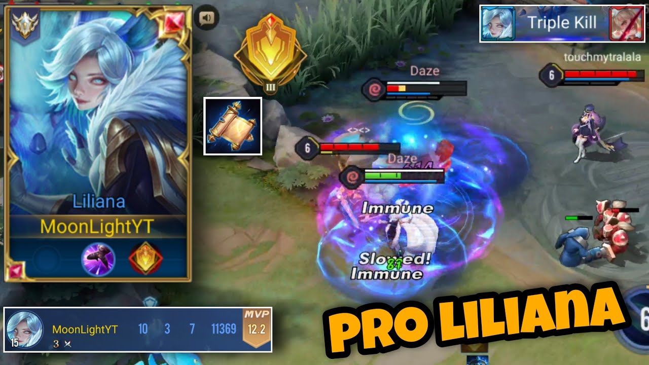 Watch And Learn Liliana's Combo | Liliana Mid Lane Gameplay | Arena of Valor Liliana Moonlight