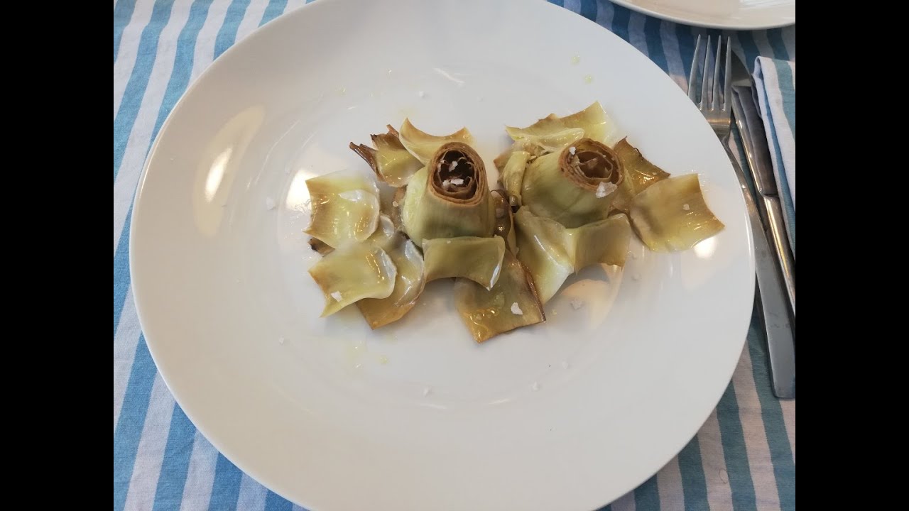 Alcachofas confitadas