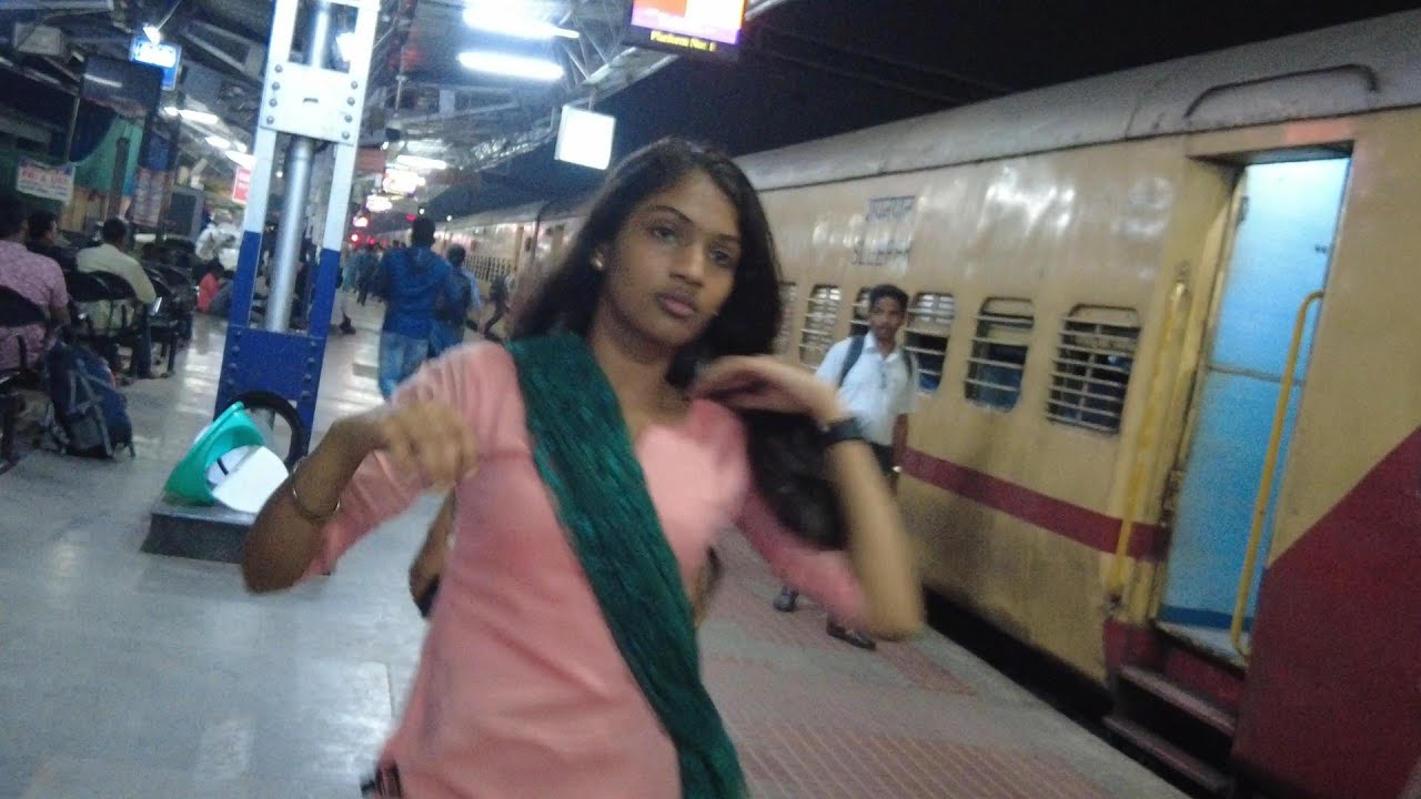Ernakulam jn. railway station late night view