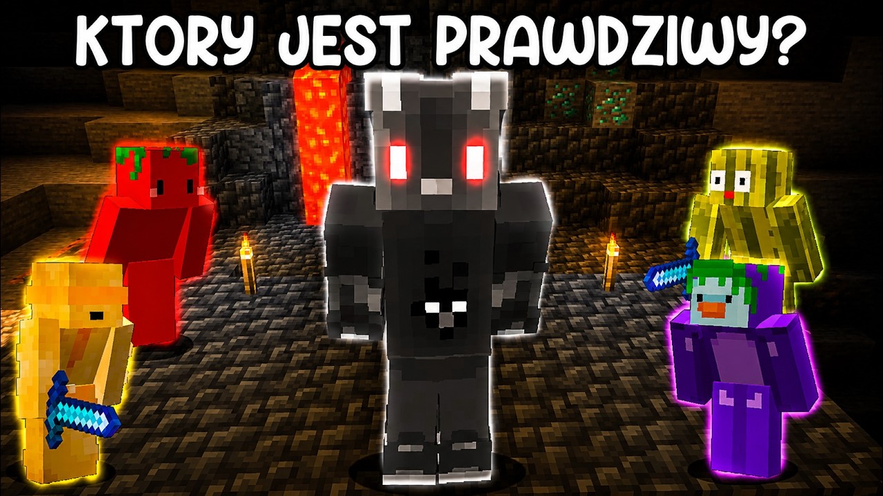 1 PRAWDZIWY YOUTUBER VS 5 FAŁSZYWYCH!