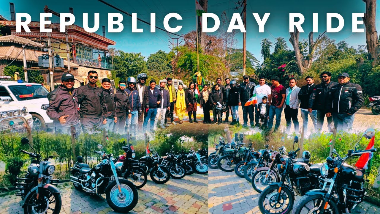 Royal Enfield Republic Day Ride 2025  | Group bike ride | 105