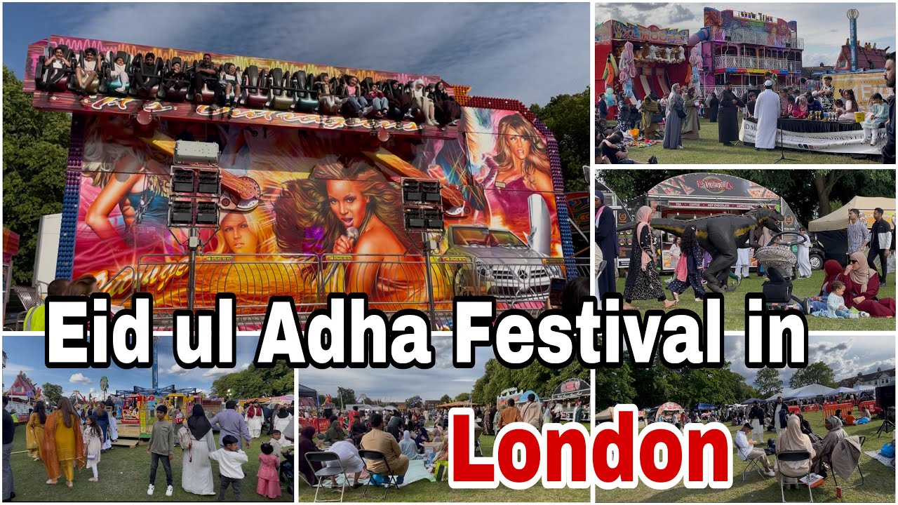 Eid ul Adha Celebration Goodmayes park in London 6 jun 2025/How Muslims celebrate Eid ul Adha in uk