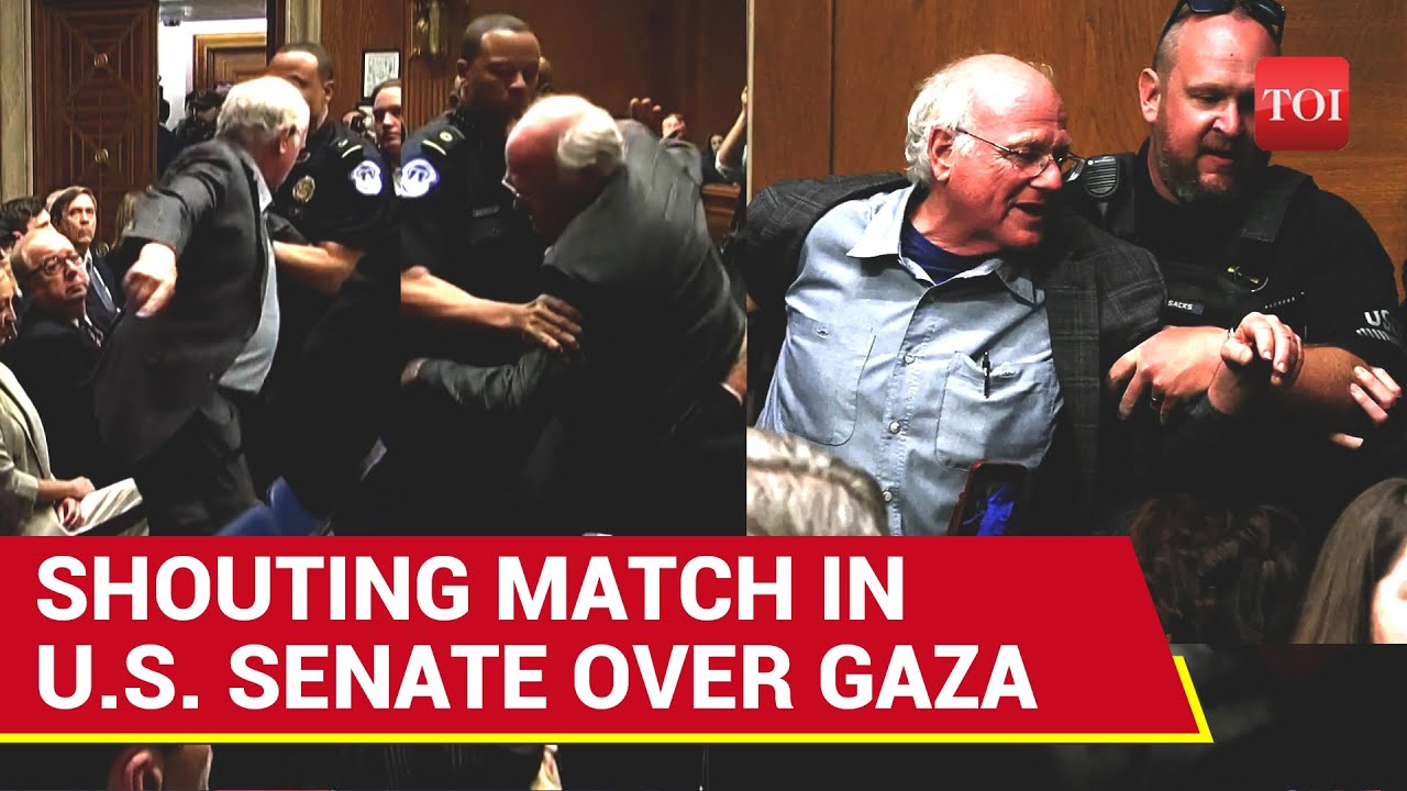 'Killing Gaza Kids': Ben & Jerry's Cohen Dragged Out, Arrested After Protest In U.S. Senate | Watch
