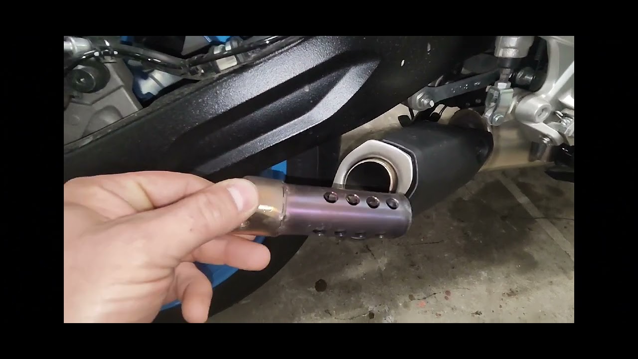 modif échappement Suzuki gsx8s.
