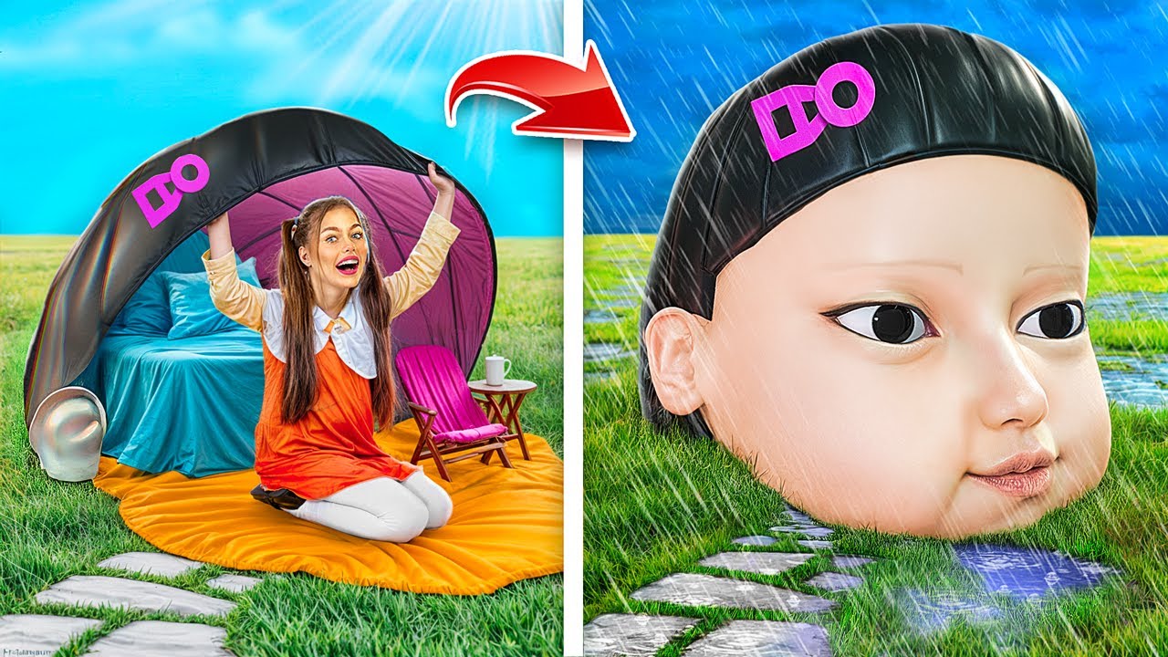 Кукла из игры в кальмара 2! Экстремальное преображение!