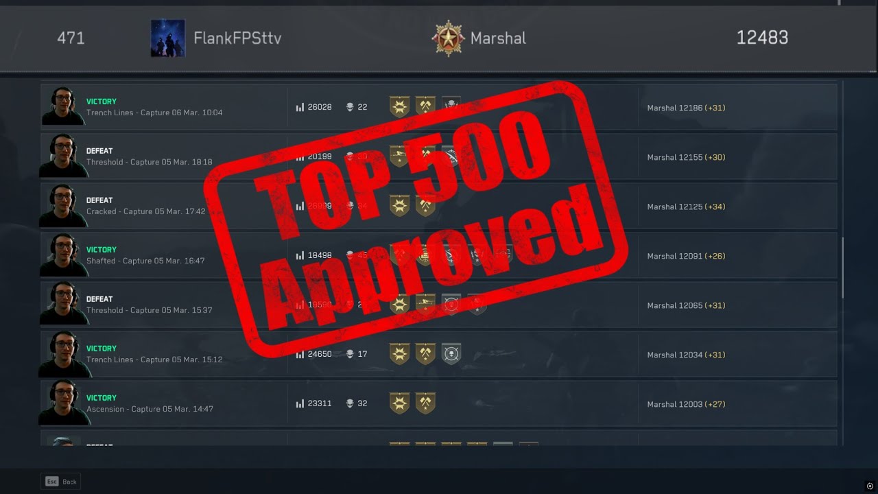 How to get consistent score per minute in Warfare explained by a TOP 500 [DETAILED]