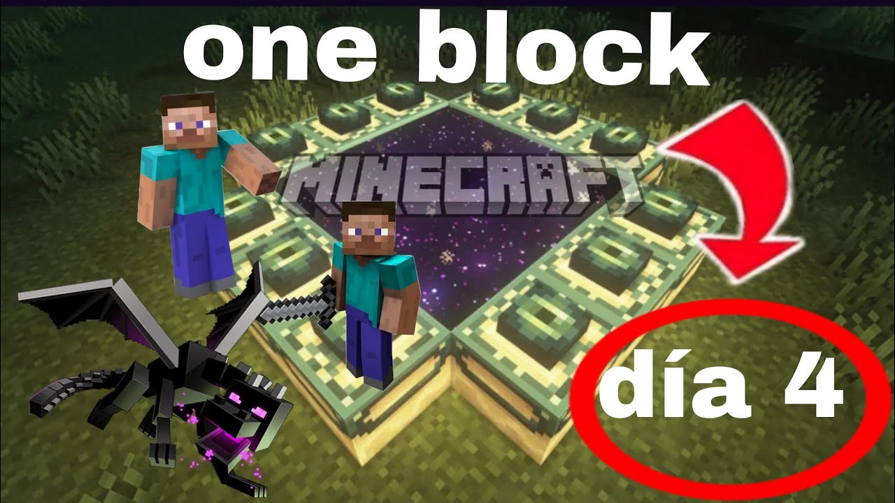 🔥 ¡COMPLETAMOS EL PORTAL AL END! 😱 | One Block Día 4