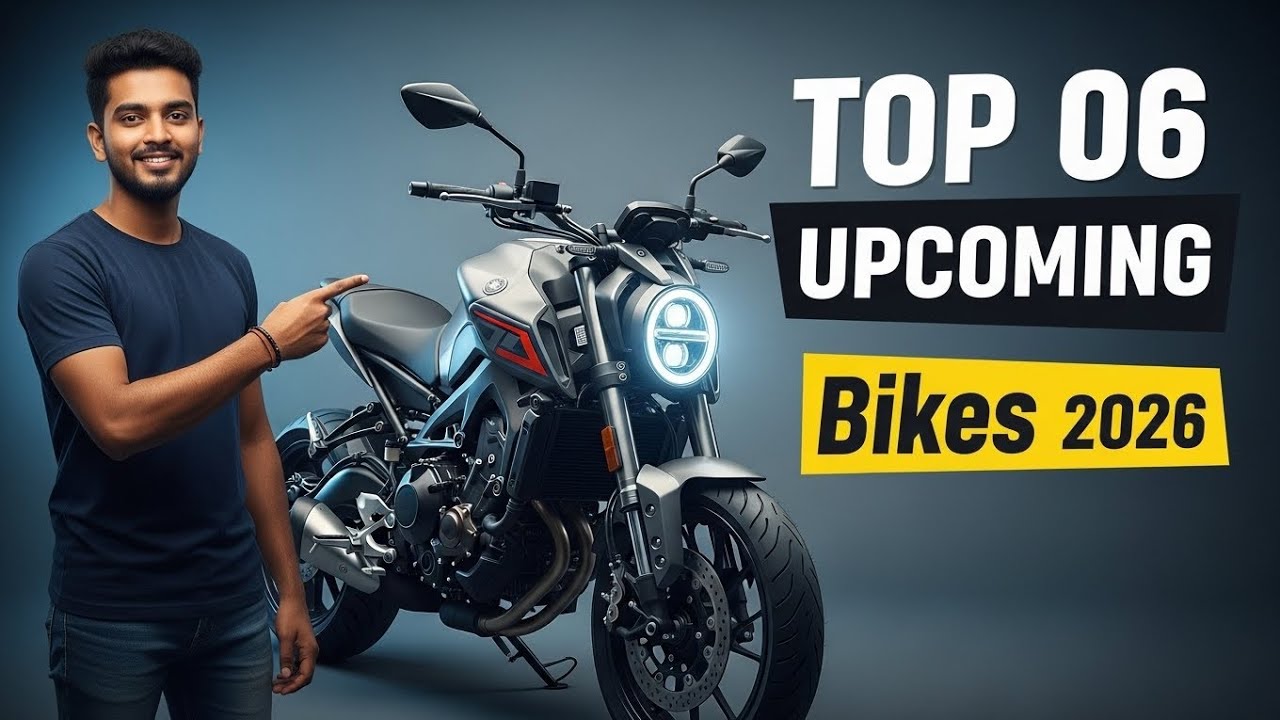 Top 6 Upcoming Bikes in India 2026 🔥 New Launches You Must See!