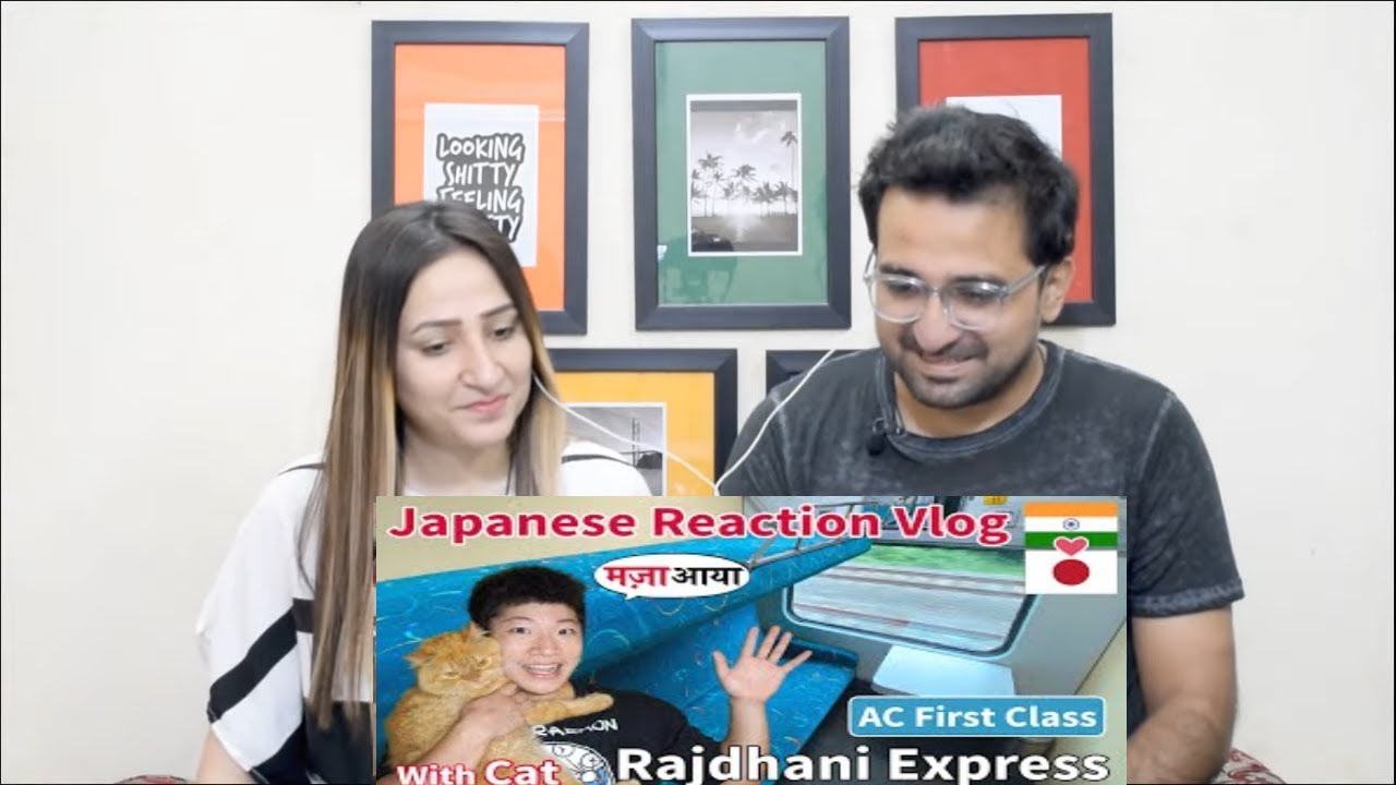 Pakistani Reacts to FIRST CLASS RAJDHANI EXPRESS Indian Train Mumbai to Delhi | Japanese Reaction