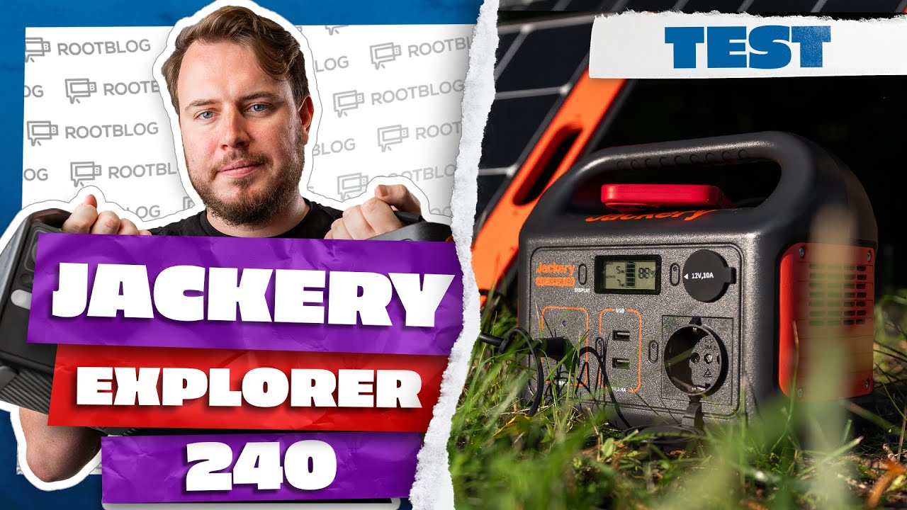 Jackery Explorer 240 - sprawdzamy 🔋 STACJĘ ładowaną SŁOŃCEM ☀️