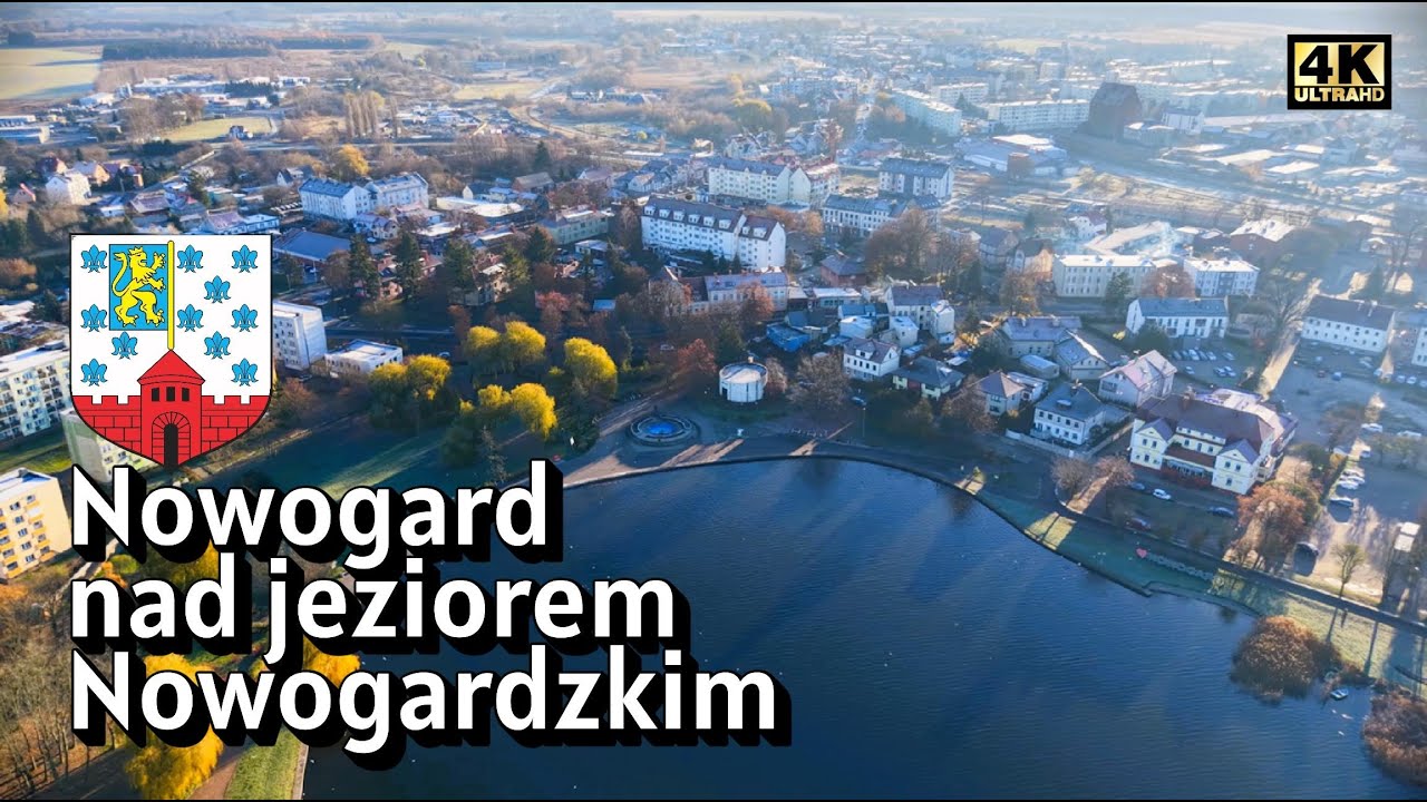 Nowogard | Polska | Latanie Dronem | Powiat Goleniowski | Miasto | Jesień | Dron | EDM | 4K