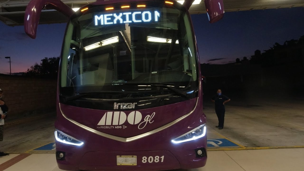 Mexico🇲🇽 ADO GL servicio ejecutivo Palenque - Puebla - CDMX TAPO Irizar i8 | View from bus window