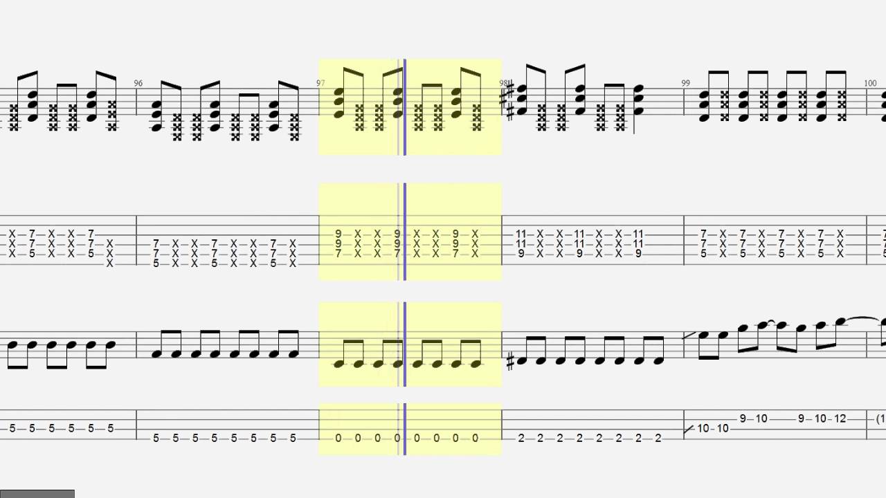 [Guitar/Bass TAB] Eri Kitamura - Marshmallow Justice (Nisemonogatari Opening 2)
