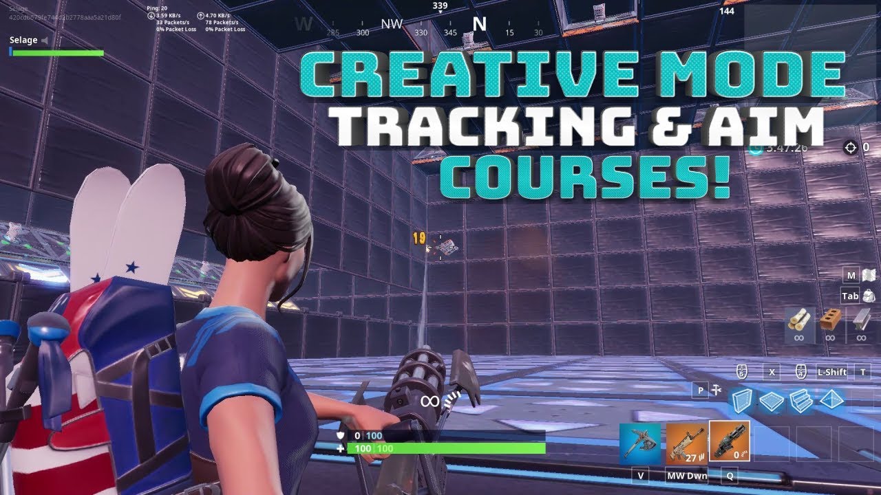 Creative Mode Tracking and Aim Training Course! WITH CODE! - Fortnite Battle Royale