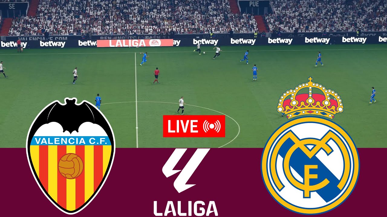 [LIVE] Valencia vs Real Madrid La Liga 25/26 Full Match - Video Game Simulation