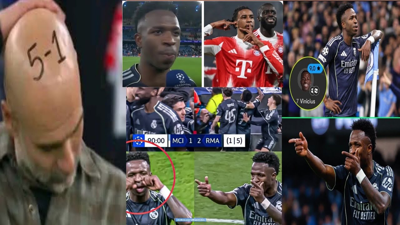 Vinicius jr pale aprè li fin kwaze man.City !!! Li pale de bayern?