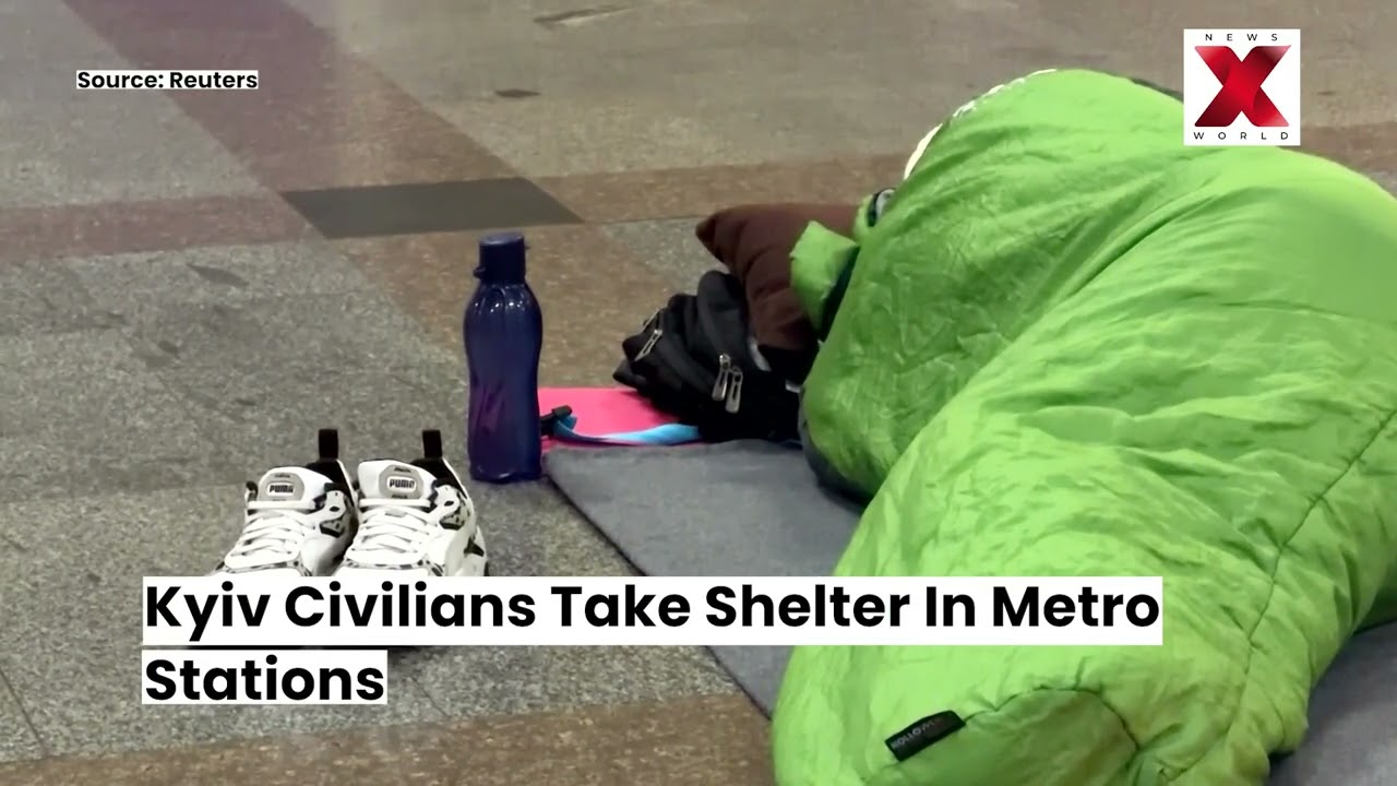 Ukraine War Escalates As Kyiv Metro Becomes Civilian Shelter | NewsX World