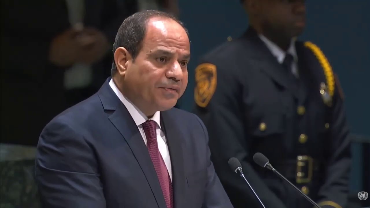 President Abdel Fattah el-Sisi Speech at 74th UN General Assembly