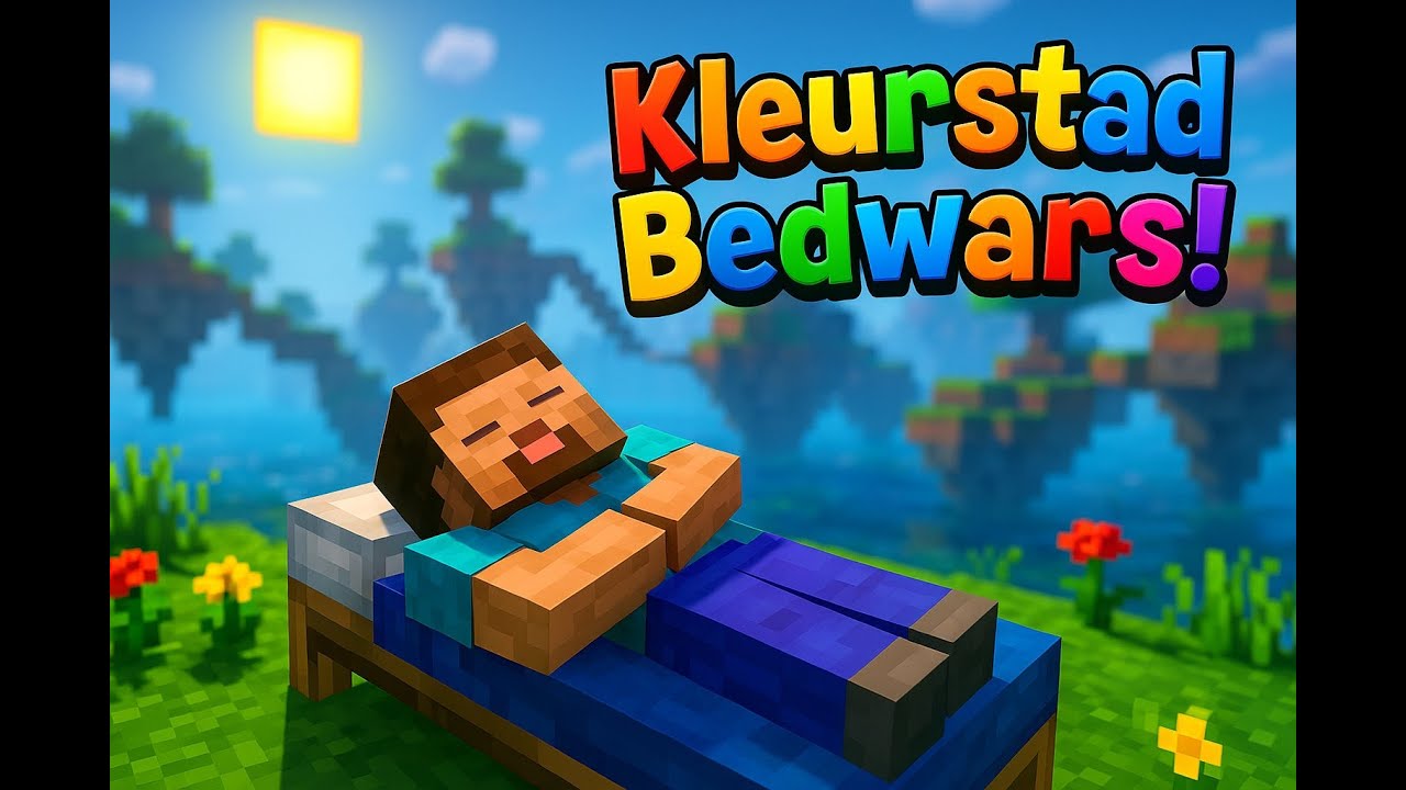 Een potje tegen Neblo09 terwijl hij streamed! Bedwars Kleurstad bedwars #15