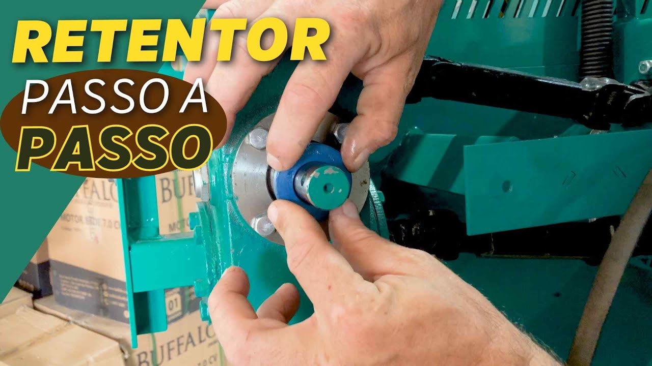 Troca do retentor - Ensiladeiras Silare DC4000 e DC7000
