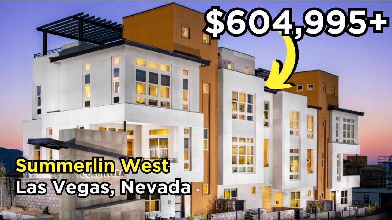 Modern Summerlin New Construction Townhomes For Sale in Las Vegas by Toll Brothers