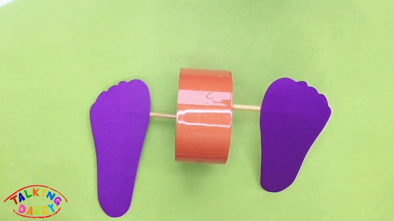 動手作Craft趣味勞作DIY-小腳ㄚ走路