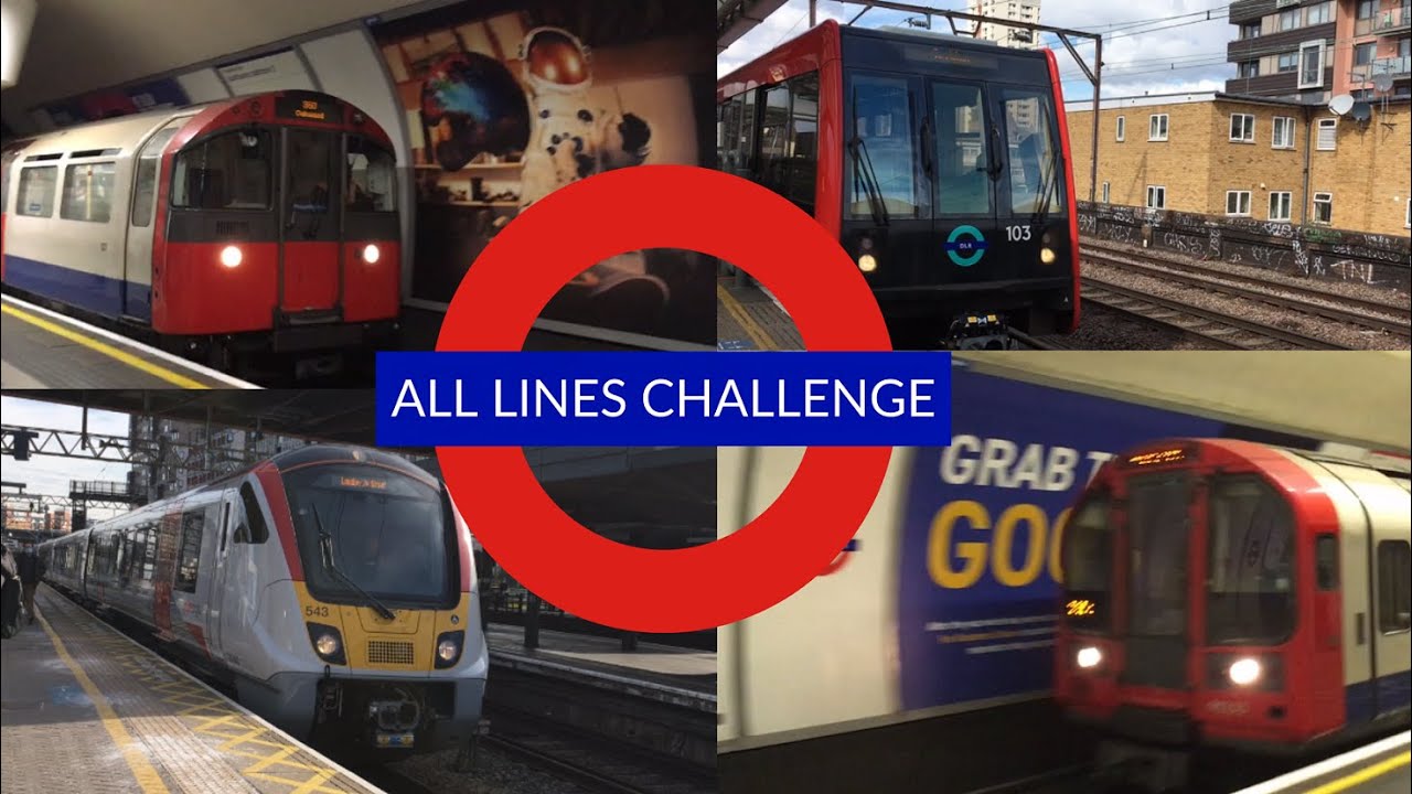 London All Lines Challenge: все линии метро, ​​National Rail и TfL!