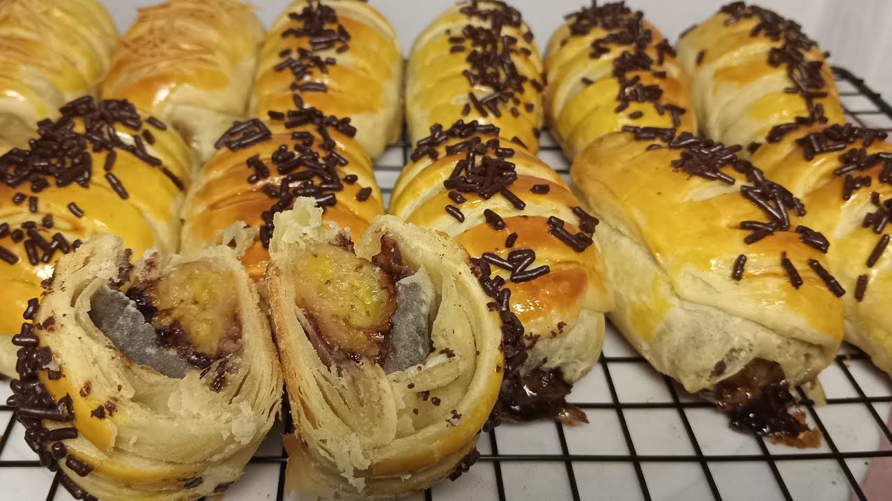 OLAHAN DARI PISANG LAGI | BOLEN PISANG LILIT | BERLAPIS DAN KRIUK | IDE JUALAN LAGI