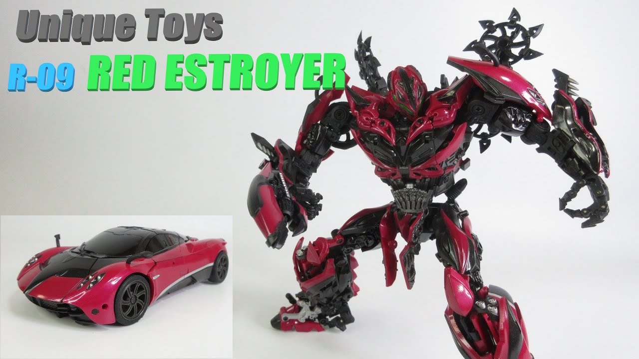 【TF非正規玩具レビュー】これが変形？ ユニトイ・マジック炸裂！ Unique Toys R-09 RED DESTROYER （Part 1）