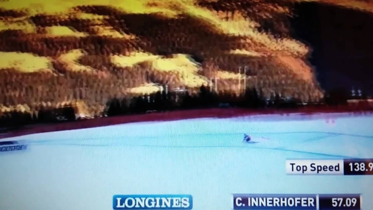 Innerhofer scia con un palo attaccato!! 29/12/2015