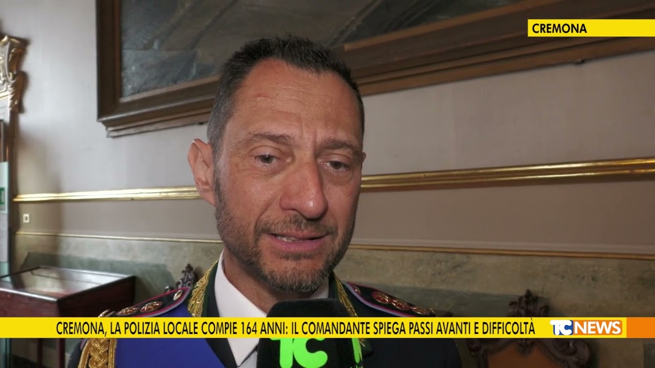 Cremona, la polizia locale compie 164 anni: il comandante spiega passi avanti e difficoltà