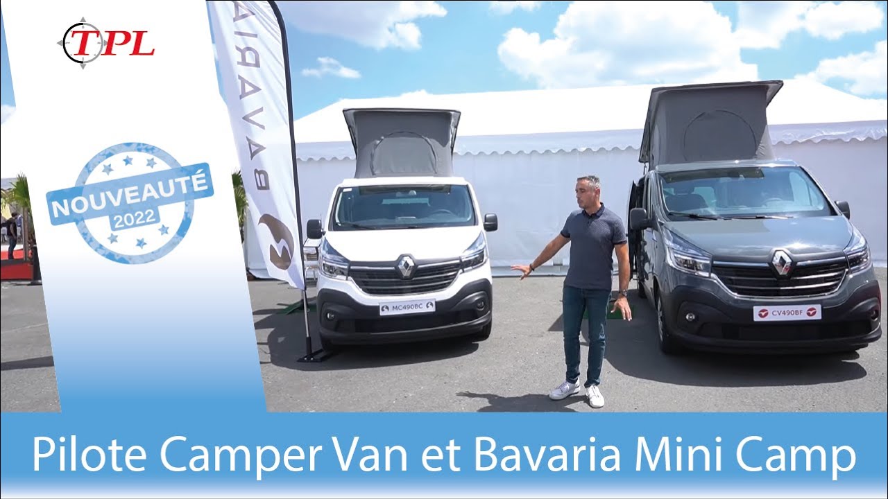 Nouveaut&eacute;s 2022 - Pilote et Bavaria &agrave; toit relevable pr&eacute;sent&eacute;s par Jean-Philippe &agrave; l'usine Pilote