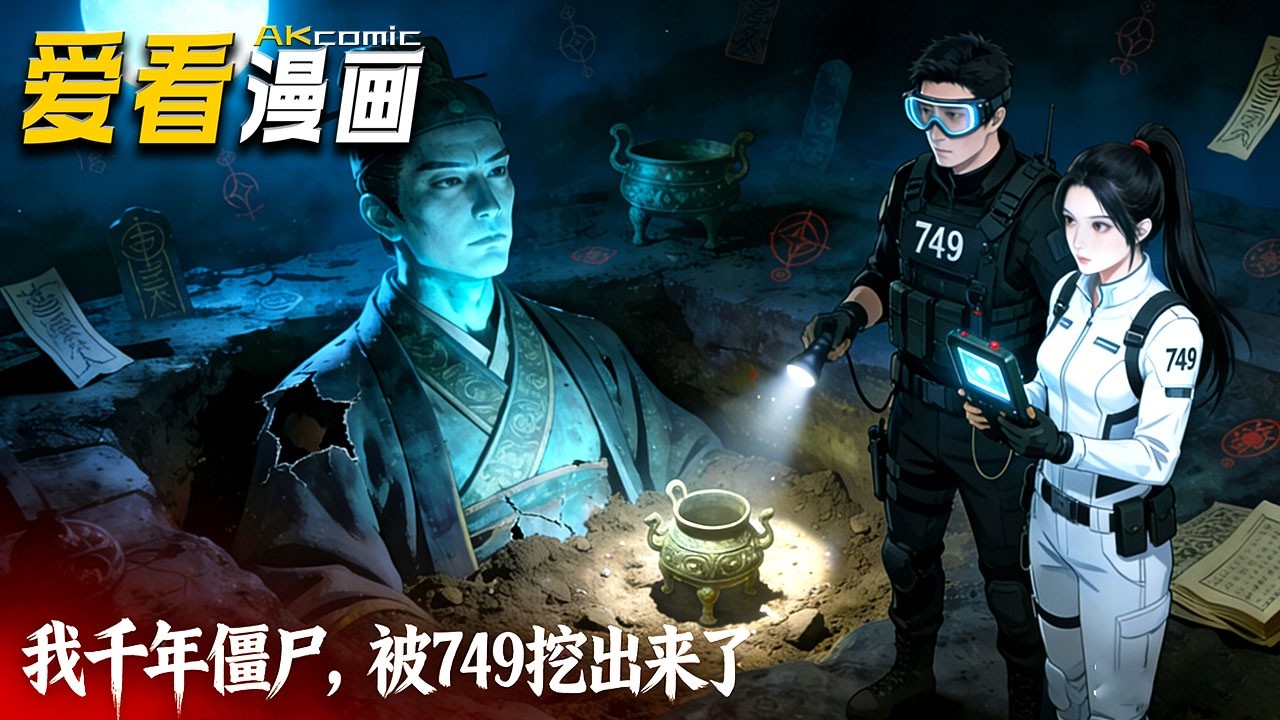 🔥【新番全集来袭】《我千年僵尸，被749挖出来了》 千年签到待出棺！苏辰本是天师尸体，诡异降临当天，749 局追凶挖墓，意外将他从沉睡中惊醒！#逆袭 #玄幻 #爱看漫画 #anime