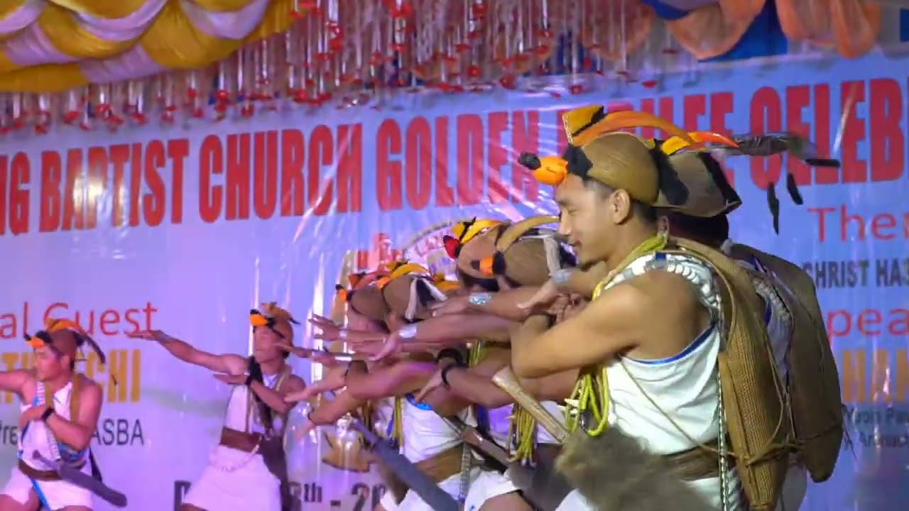 Nyishi christian dance | Langchung Golden Jubilee | Under Gotopu Pastoral Range (NBCC)