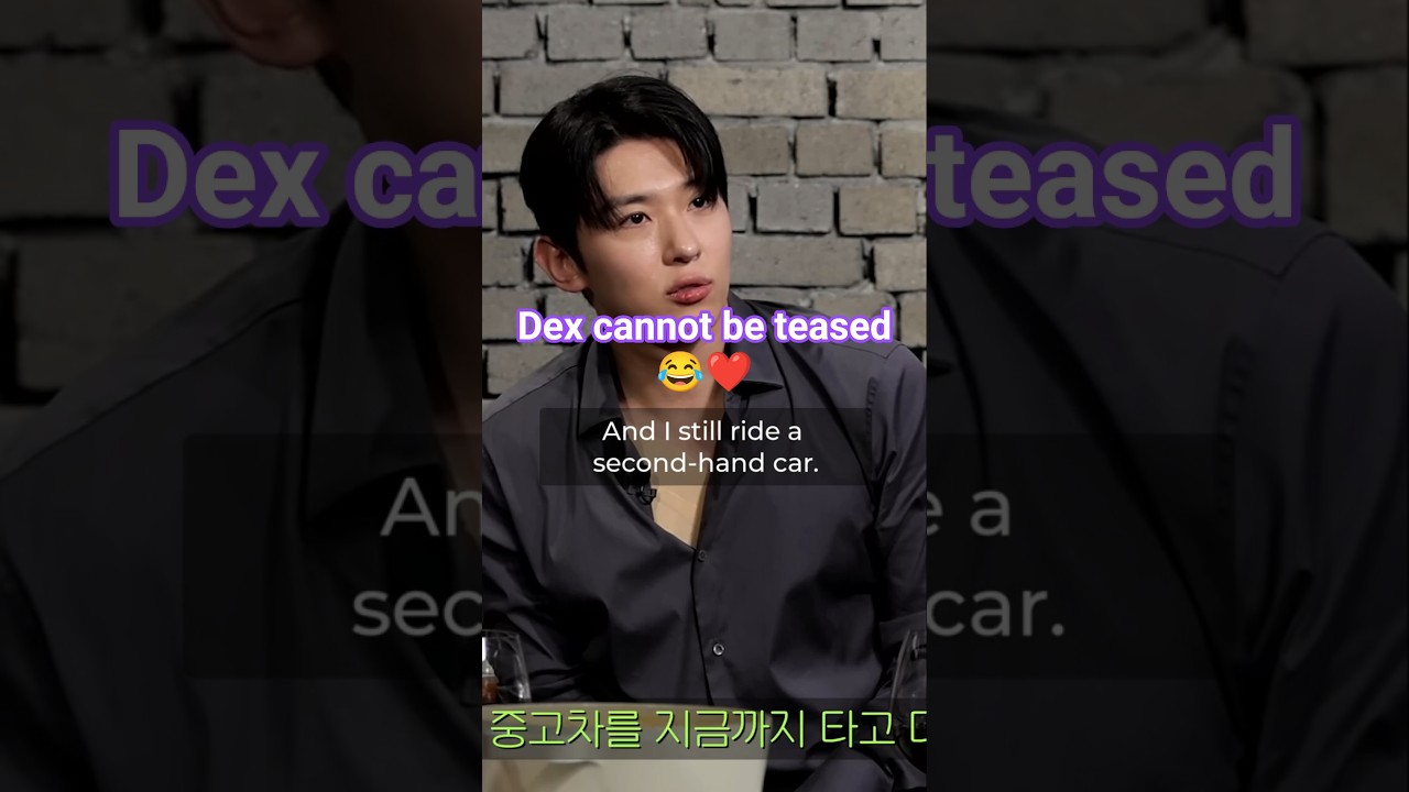 Dex funny banter with the host 😂❤️(ft. Won Jin ah) #dex #jinah #wonjinah #kdramareality #덱스 #원진아
