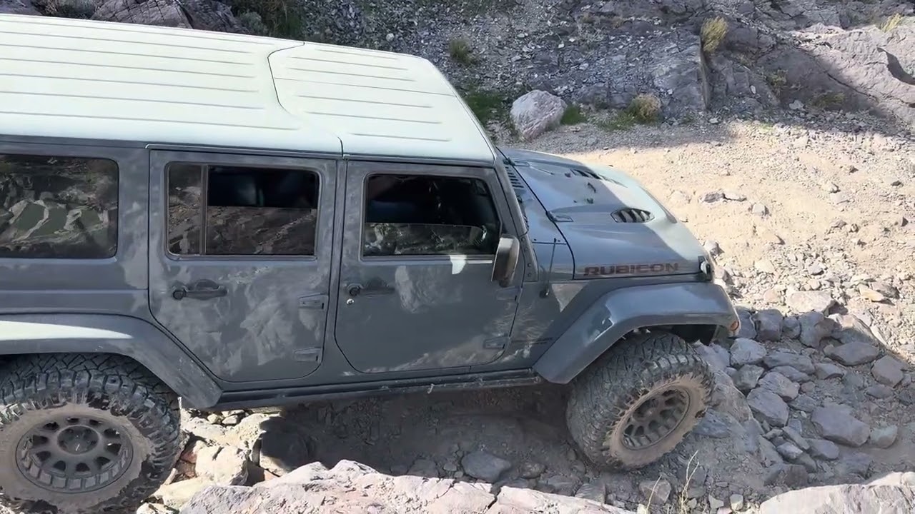 Down the Dry waterfall 