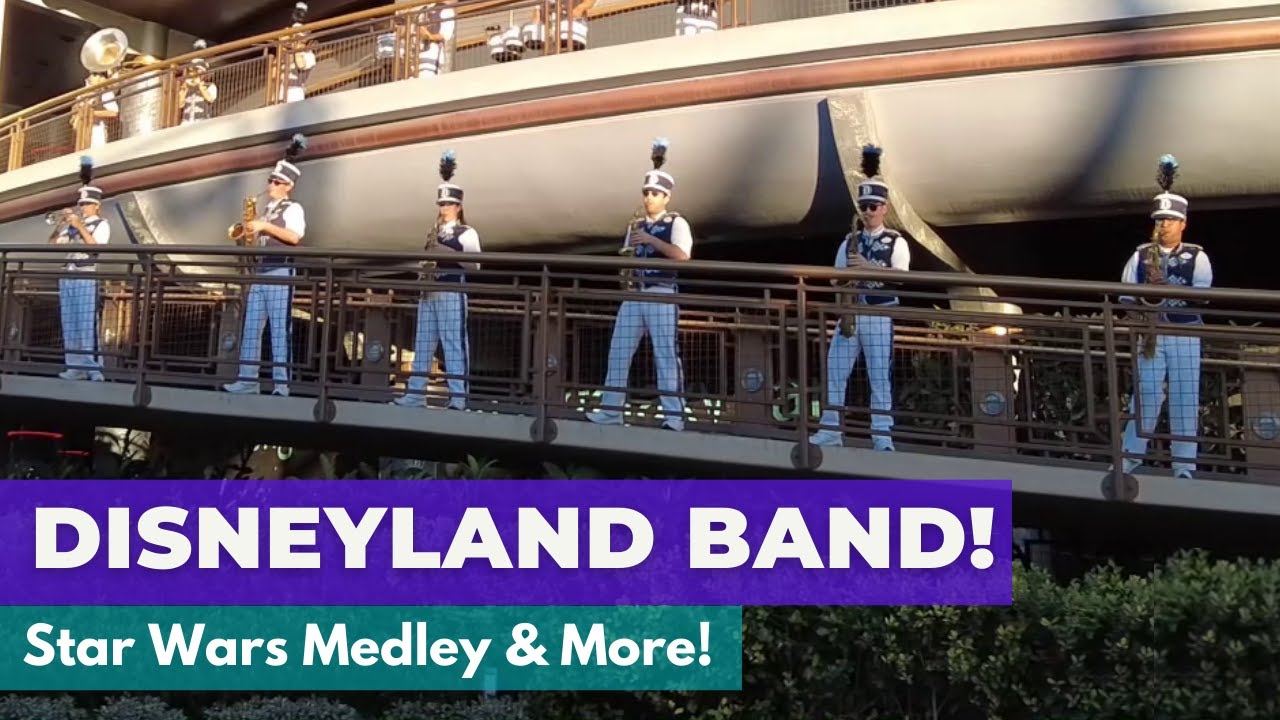 Disneyland Band Plays Star Wars Medley & More in Tomorrowland