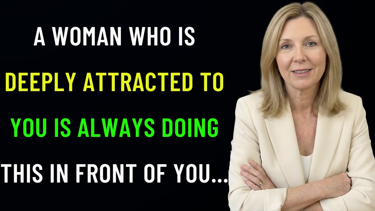 A Woman Who Is Deeply Attracted To You Is Always Doing This In Front Of You...
