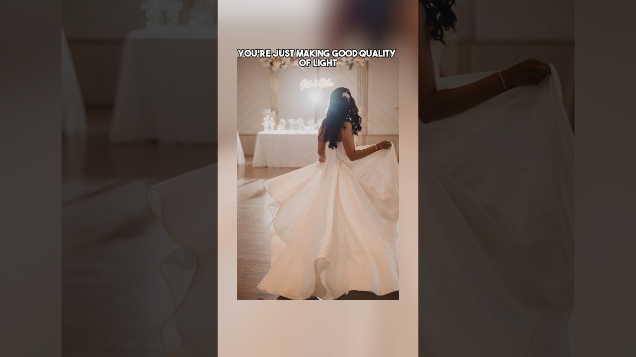 My simple one light off camera flash setup for wedding photography