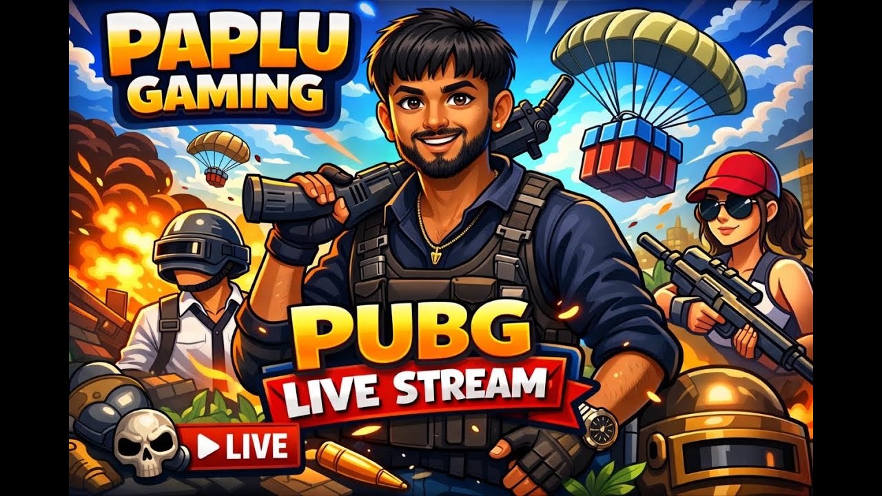 🔴 PUBG Mobile LIVE  🔥 | PapluGaming is BACK!!!