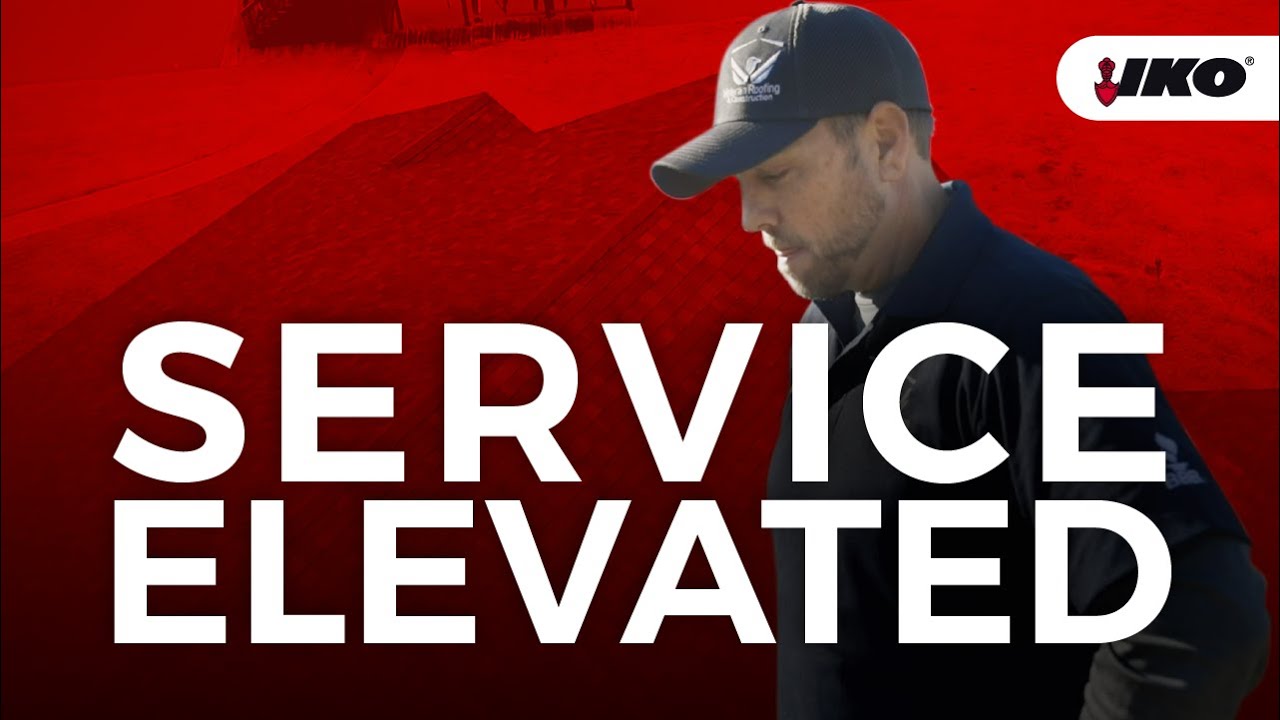 Service Elevated - Roofing Company Testimonial - Veteran Roofing and Construction - IKO