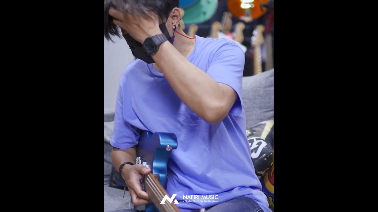 Soloking MS-1 Custom 24 HSS Flat Top in Satin Electric Blue : Nafiri Music Kelapa Gading