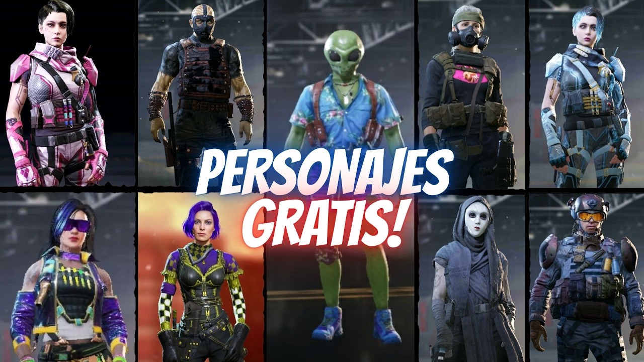 SKIN de ALIEN GRATIS! RECLAMA 10 PERSONAJES EPICOS | COD Mobile | Rido
