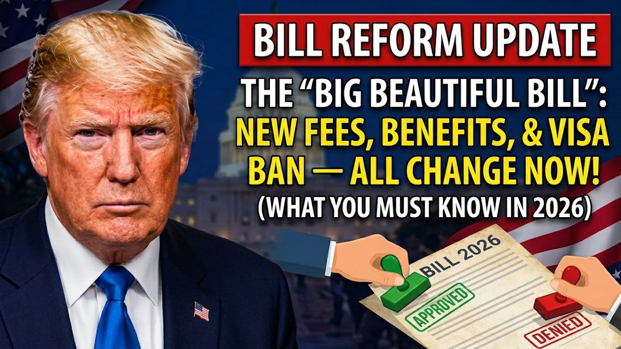 One Big Beautiful Bill: Immigration Fees, Benefits & Visa Ban &mdash; What You Must Know in 2026