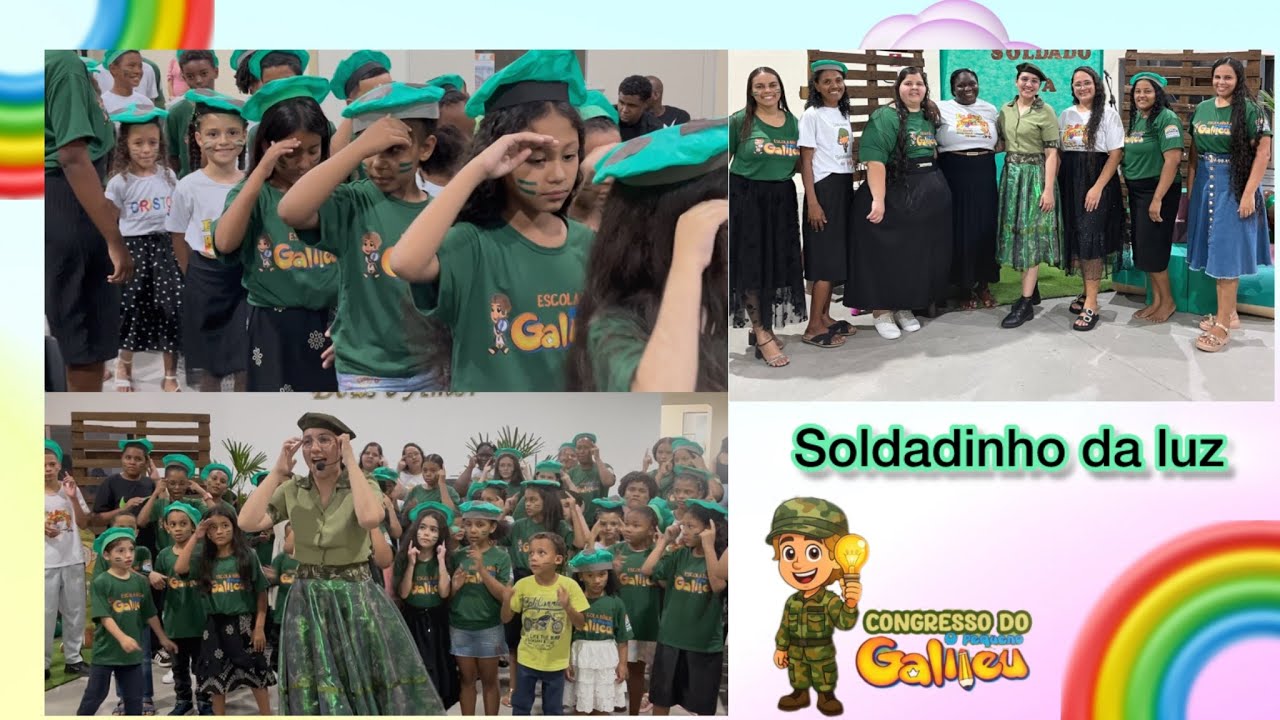 Congresso do o pequeno galileu soldadinho da luz 💡