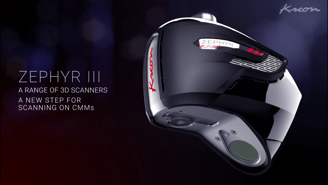 New Zephyr III 3D scanner for scanning small geometries on CMMs