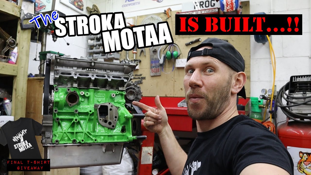 THE STROKA MOTAA IS BUILT!!  // 2.0 20vT VAG Engine Rebuild