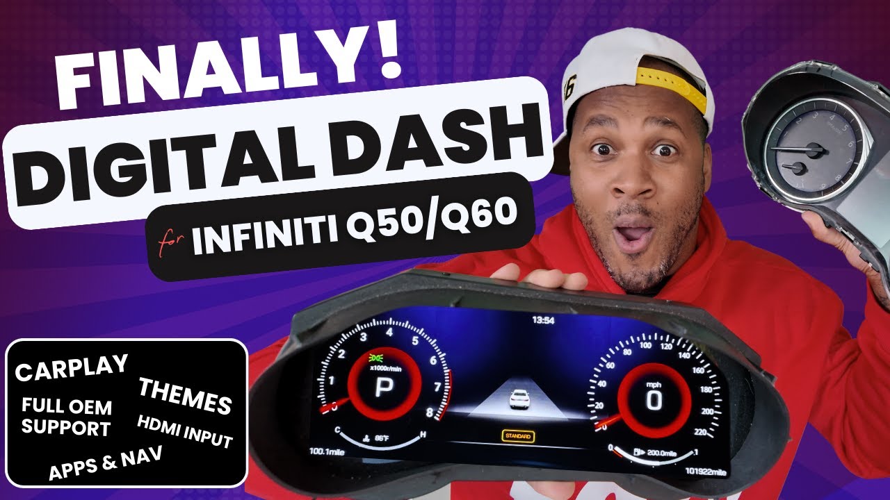 APEX УЖЕ ЗДЕСЬ. Цифровая приборная панель для Infiniti Q50/Q60