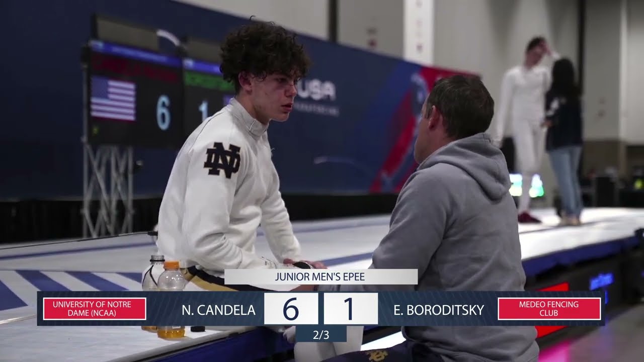 2023 Junior Olympics-Junior Men's Epee Gold Medal Final: Nicholas Candela vs Ethan Boroditsky